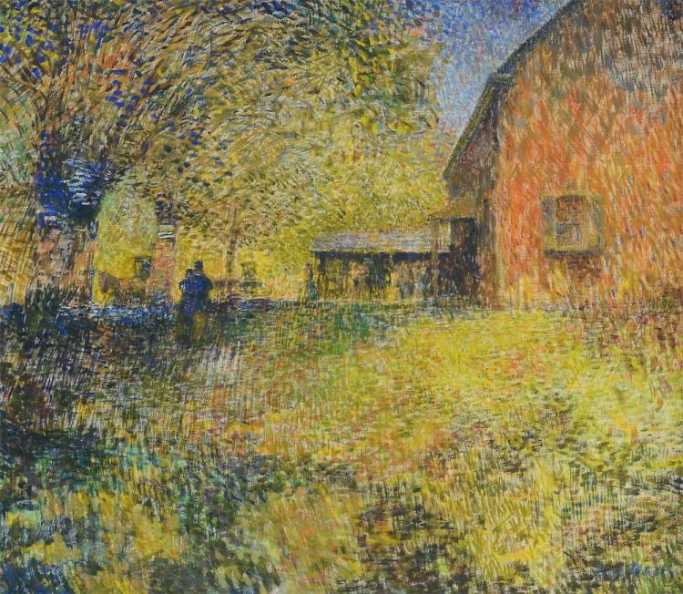 leal mack summer gathering painting · Burchard Galleries Inc · 2015-01-25 Leal Mack comparable auction result: leal mack summer gathering painting