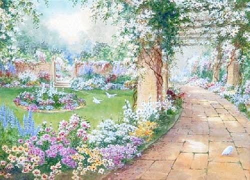 joseph halford ross b 1866 a summer garden · Mallams · 2007-10-12 Joseph Halford Ross comparable auction result: joseph halford ross b 1866 a summer garden