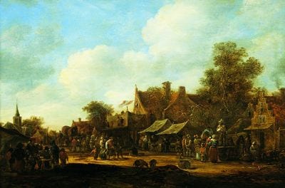 Cornelis Droochsloot comparable auction result: attribu cornelis droogsloot