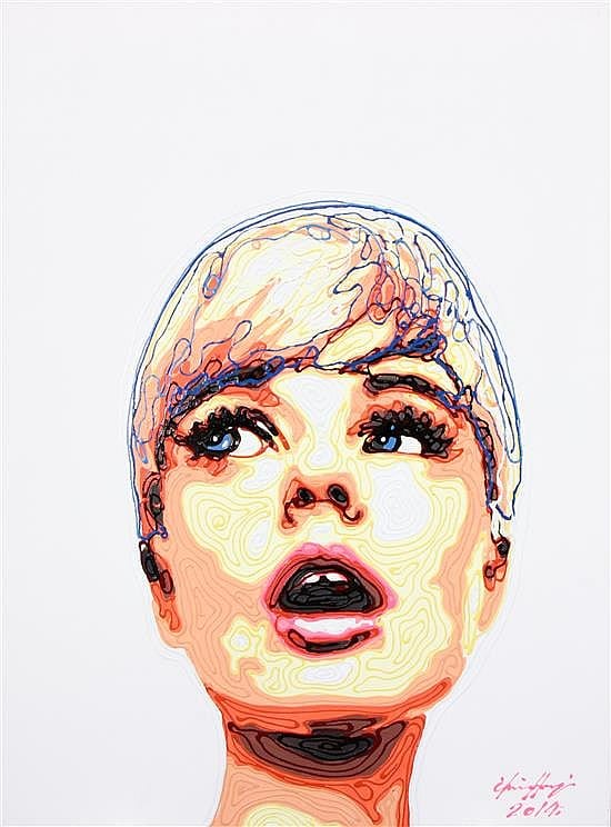 Stanley Clifford comparable auction result: stanley clifford usa audrey synthetic polymer paint on canvas