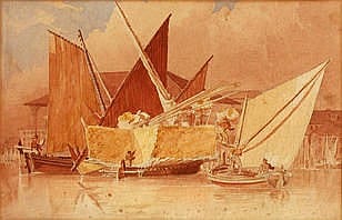 Emeric Essex Vidal comparable auction result: emeric essex vidal british 1791 1861 ribeira velho