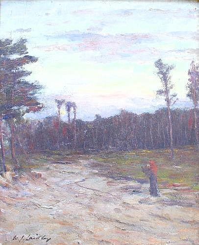 William James Laidlay comparable auction result: william james laidlay 1846 1912 walk at dusk