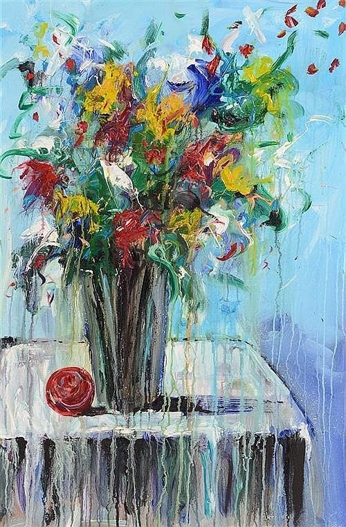 angelina raspel 20th 21st century flower study · Morgan O'Driscoll · 2015-01-19 Angelina Raspel comparable auction result: angelina raspel 20th 21st century flower study