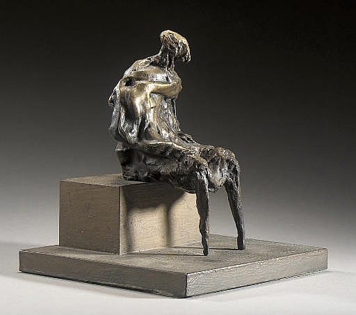Robert Clatworthy comparable auction result: seated figure