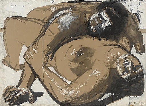 Robert Clatworthy comparable auction result: reclining nudes