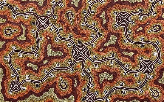Kathleen Martin Nungarrayi comparable auction result: kathleen martin nungarrayi possum dreaming acrylic on linen