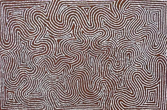 HAYLEY COULTHARD NAPANANGKA comparable auction result: hayley coulthard napanangka sandhills west of hermannsburg acrylic on linen