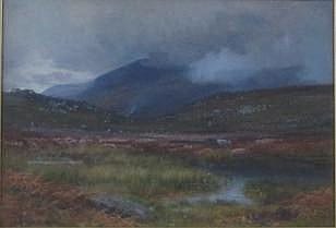 James Henry Crossland comparable auction result: james henry crossland british 1852 1939 black cambe from the moss broughton in furness