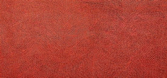 Christine Peterson Nungala comparable auction result: christine peterson nungala sand hills acrylic on linen