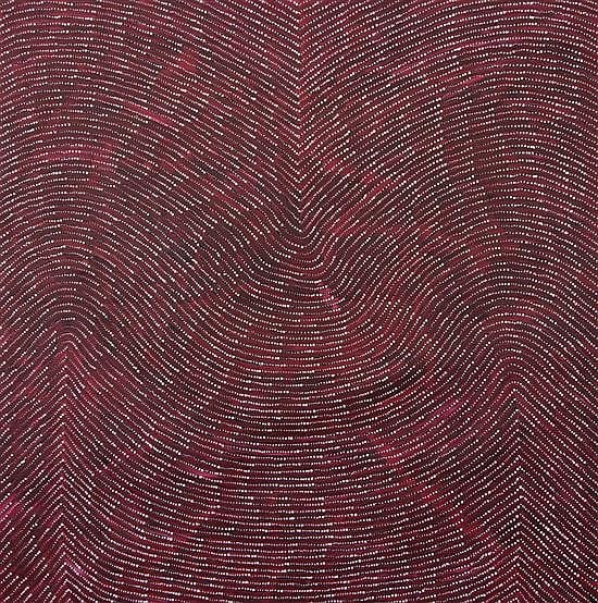 Christine Peterson Nungala comparable auction result: christine peterson nungala sand hills acrylic on linen