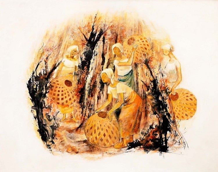 Anita Magsaysay-Ho (1914 - 2012) Baskets III comparable sale