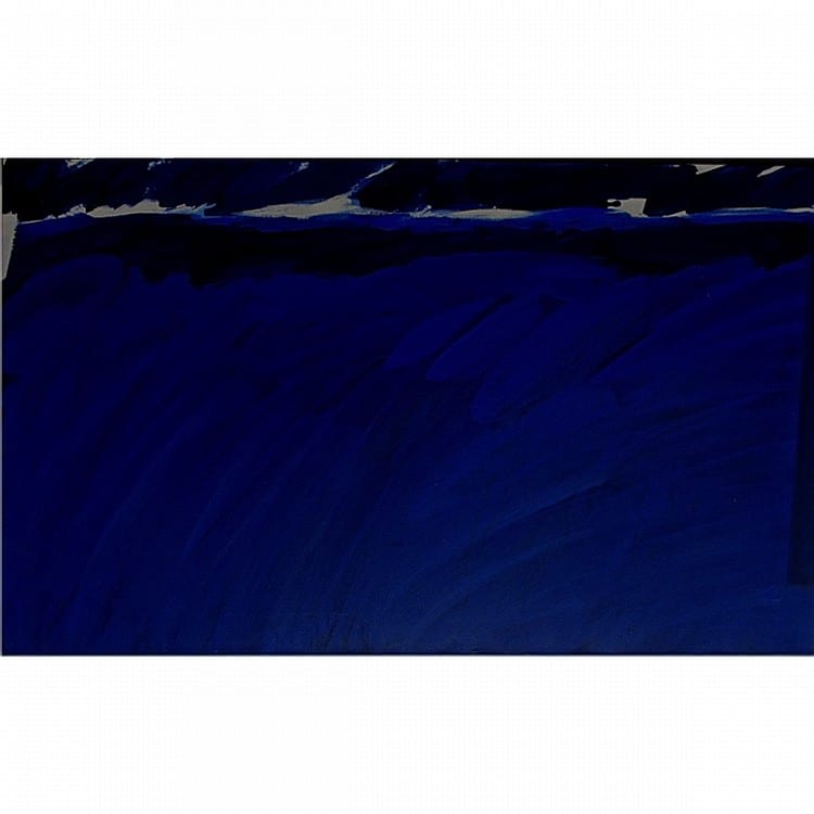 Graham Cantieni comparable auction result: graham cantieni canadian 1938 untitled blue night acrylic on canvas signed and dated 1991 9 verso unframed stretcher only 28 x 46 71 1 x 116 8 cm