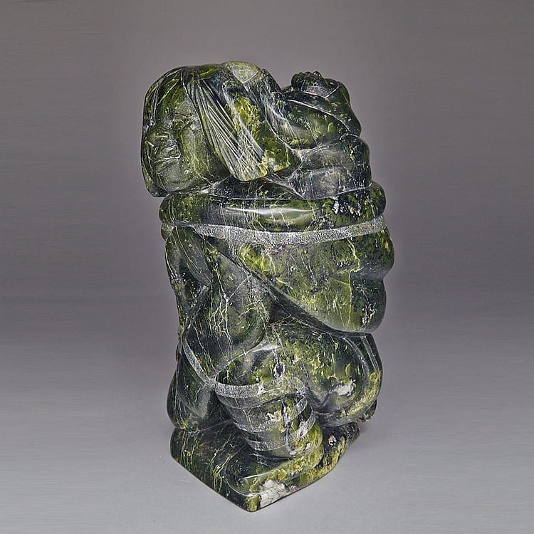 kiawak ashoona 1933 2014 mother and child stone 16 x 7 5 x 8 25 40 6 x 19 1 x 21 cm · Waddington's · 2015-01-29 Kiugak Ashoona comparable auction result: kiawak ashoona 1933 2014 mother and child stone 16 x 7 5 x 8 25 40 6 x 19 1 x 21 cm