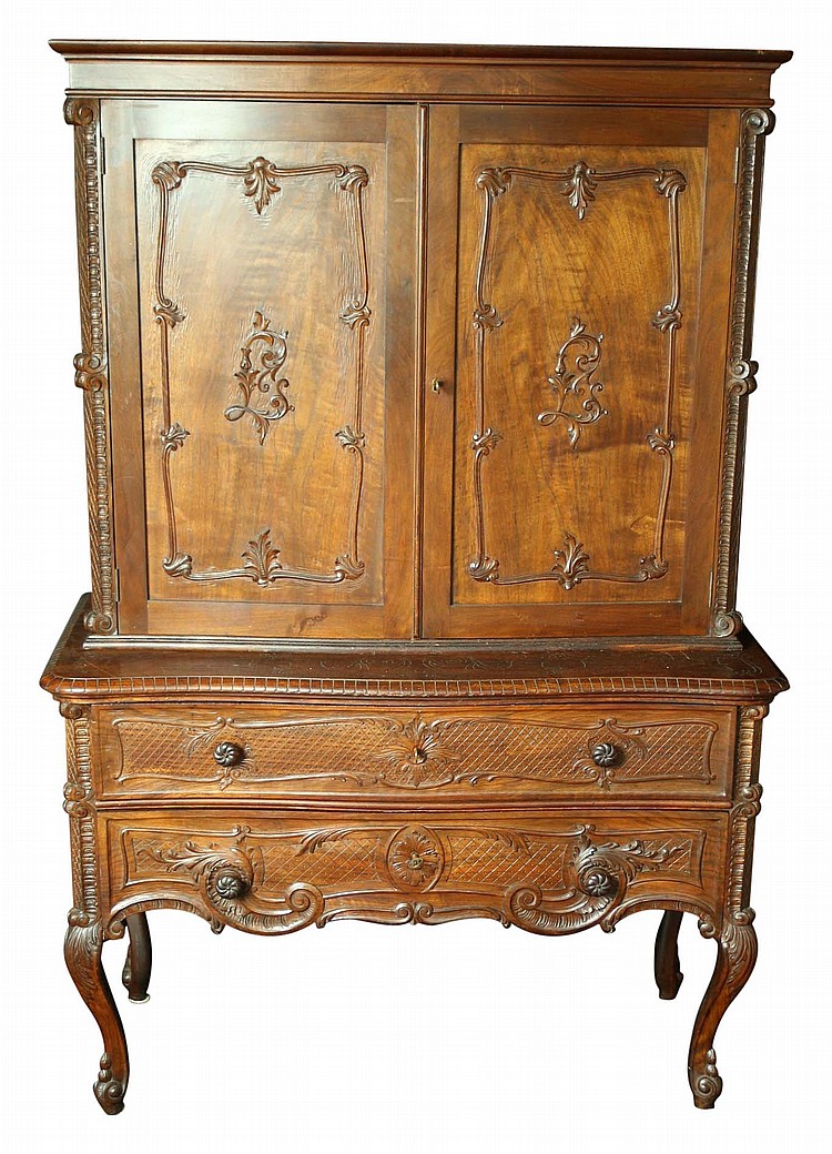 Bedroom Set (7) pcs, mahogany c. 1870 sold by Louis J. Dianni, LLC, lot 1165 — auction record photograph