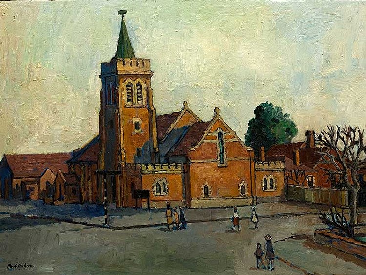 alexander podlashuc sa 1930 2009 oil holy trinity church port elizabeth signed 50 x 70 · 5th Avenue Auctioneers · 2015-02-08 Alexander Podlashuc comparable auction result: alexander podlashuc sa 1930 2009 oil holy trinity church port elizabeth signed 50 x 70