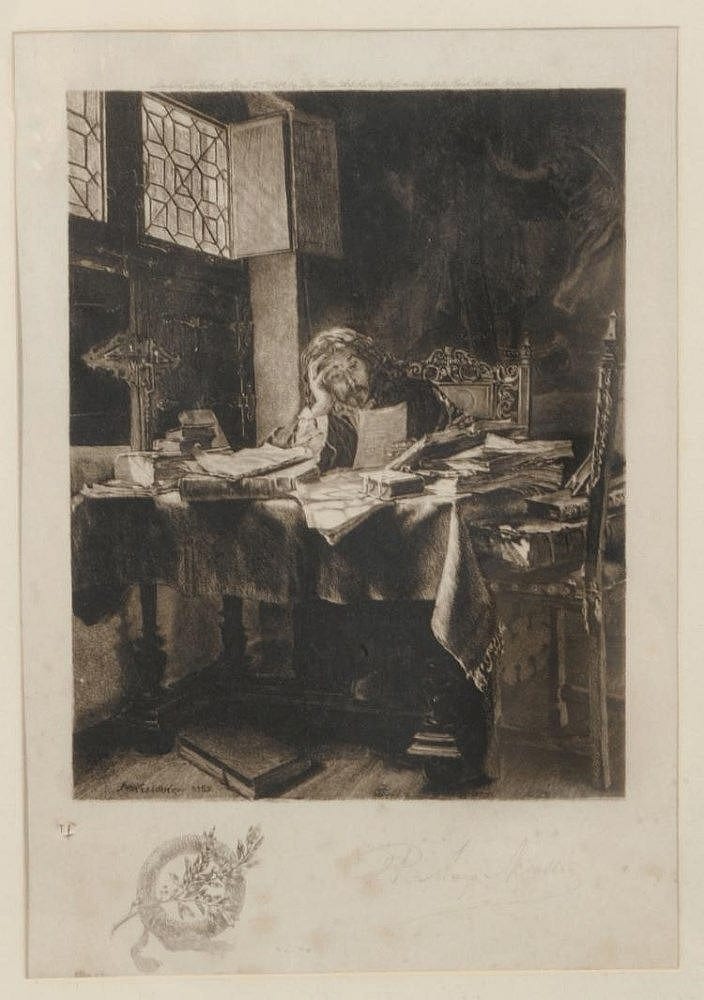 Henry Raeburn Dobson comparable auction result: henry raeburn dobson 1901 1985 threading the needle etching signed in pencil and inscribed in the margin 17