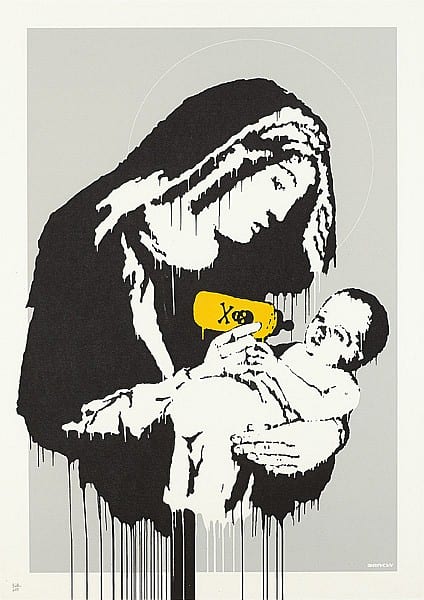 Banksy (British, b. 1974) TOXIC MARY sold by Whyte's, lot 70 — auction record photograph