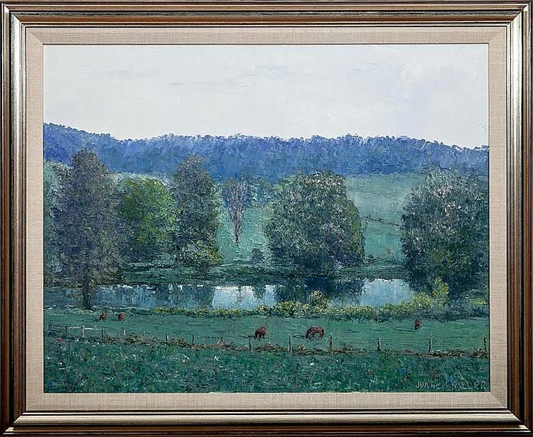 James Vance Miller comparable auction result: james vance miller 1912 2002 grazing horses