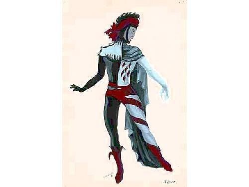 Georges Wakhevitch comparable auction result: georges wakhevitch 1907 1984 projets de costume
