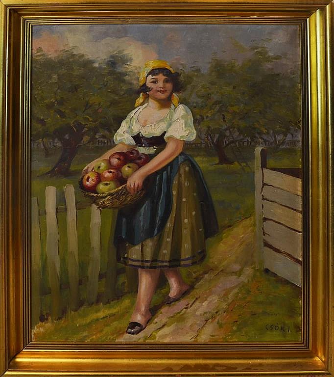 István Csók comparable auction result: istv n cs k hungarian 1865 1961 painting
