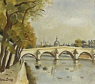 René Durey comparable auction result: ren durey french 1890 1959 le pont le paysage 2 first 11 x 12 3 4in second 11 1 2 x 13 1 4in