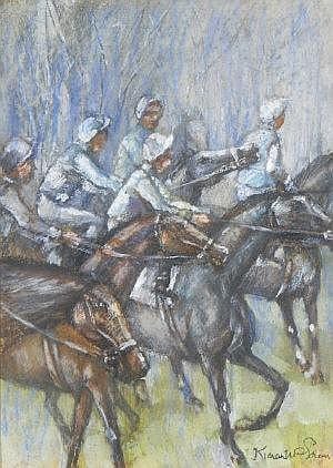 Kieran McGoran comparable auction result: kieran mcgoran d 1990 horses at the start ii