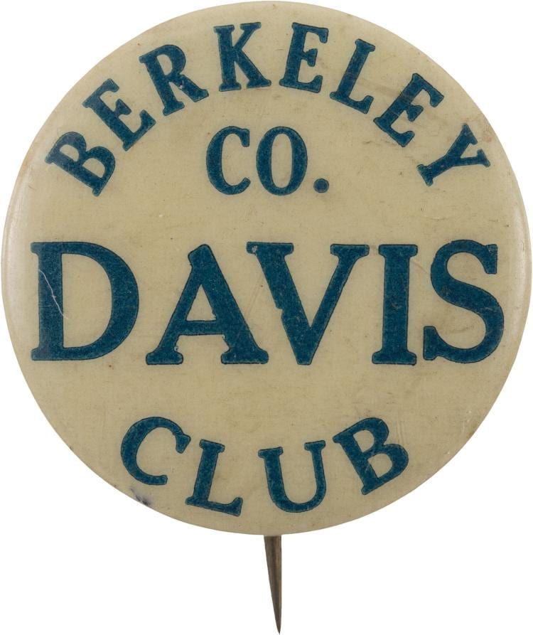 john w davis tough 7 8 inch word button · Heritage Auctions · 2015-02-28 Dorothea M. Litzinger comparable auction result: john w davis tough 7 8 inch word button