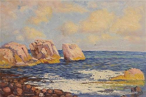 David Bond Walker comparable auction result: david bond walker 1891 1977 coastal scene