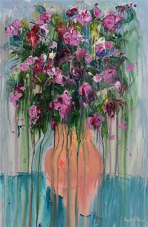 angelina raspel 20th 21st century still life flowers in a vase · Morgan O'Driscoll · 2015-02-23 Angelina Raspel comparable auction result: angelina raspel 20th 21st century still life flowers in a vase