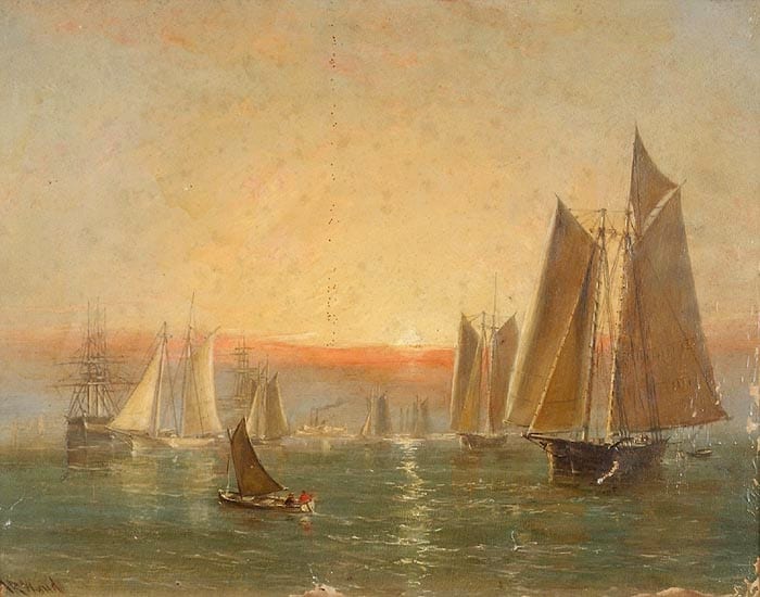 framed painting · Eldred's · 2004-07-29 Alfred R. Waud comparable auction result: framed painting