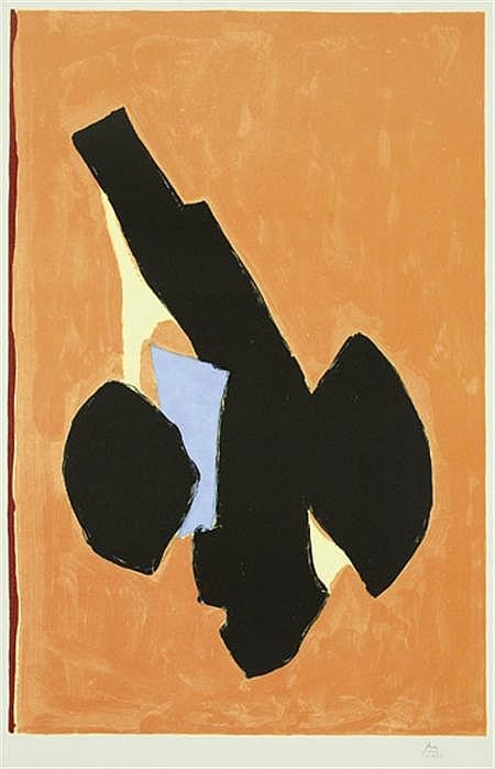 Robert Motherwell DELOS Color lithograph sold by Doyle New York, lot 2313 — auction record photograph