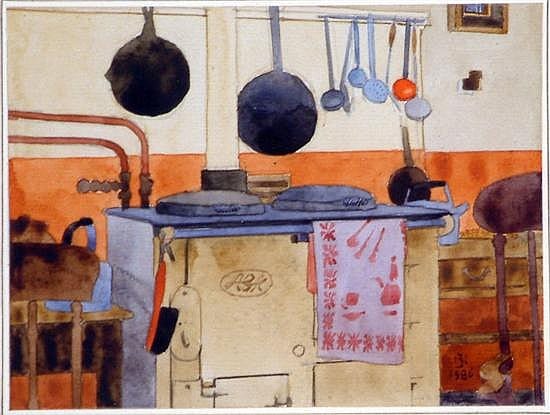 John Napper comparable auction result: john napper 1916 2001 the little aga 4 5 x 6in