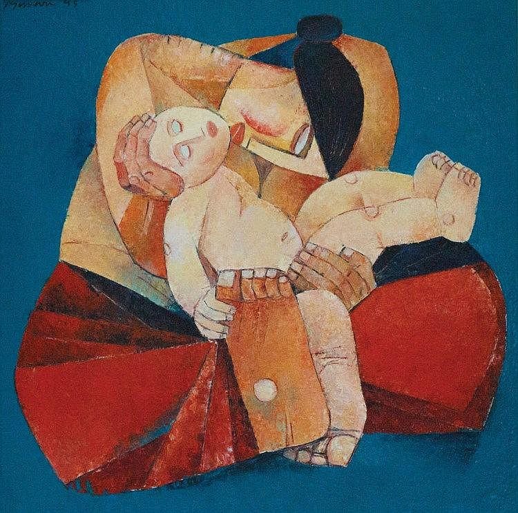 Ang Kiukok - Mother and Child comparable sale