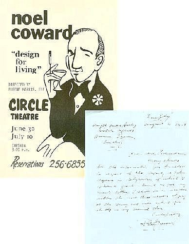 Noël Coward comparable auction result: autographs