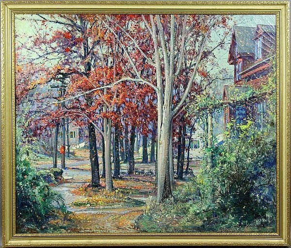 F. Mortimer Lamb comparable auction result: f mortimer lamb american 1861 1936 winter