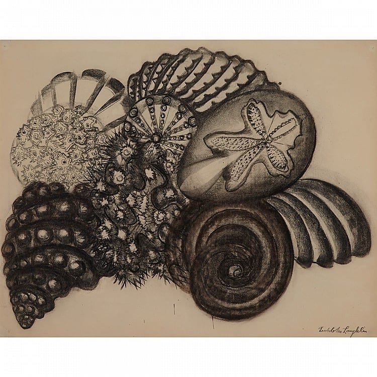 isabel mclaughlin o s a from the ocean 1954 charcoal 18 75 ins x 23 5 ins 47 6 cms x 59 7 cms · Waddington's · 2015-03-05 Isabel McLaughlin comparable auction result: isabel mclaughlin o s a from the ocean 1954 charcoal 18 75 ins x 23 5 ins 47 6 cms x 59 7 cms