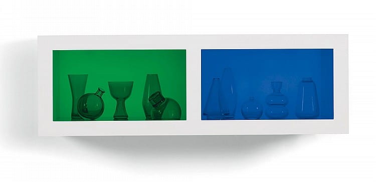 Josiah McElheny comparable auction result: josiah mcelheny green german modernism and blue italian modernism