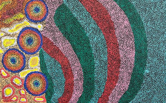Andrea Adamson comparable auction result: andrea adamson my country acrylic on linen