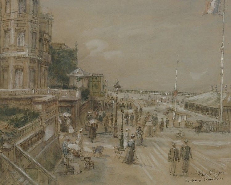 pierre marie alfred chapuis french 1863 1942 la vieux trouville signed and inscribed · Sworders · 2015-03-10 Pierre (1863) Chapuis comparable auction result: pierre marie alfred chapuis french 1863 1942 la vieux trouville signed and inscribed