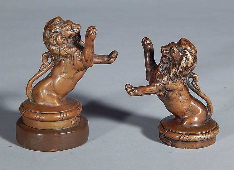 Gleb W. Derujinsky comparable auction result: gleb w derujinsky 2 bronze sculptures
