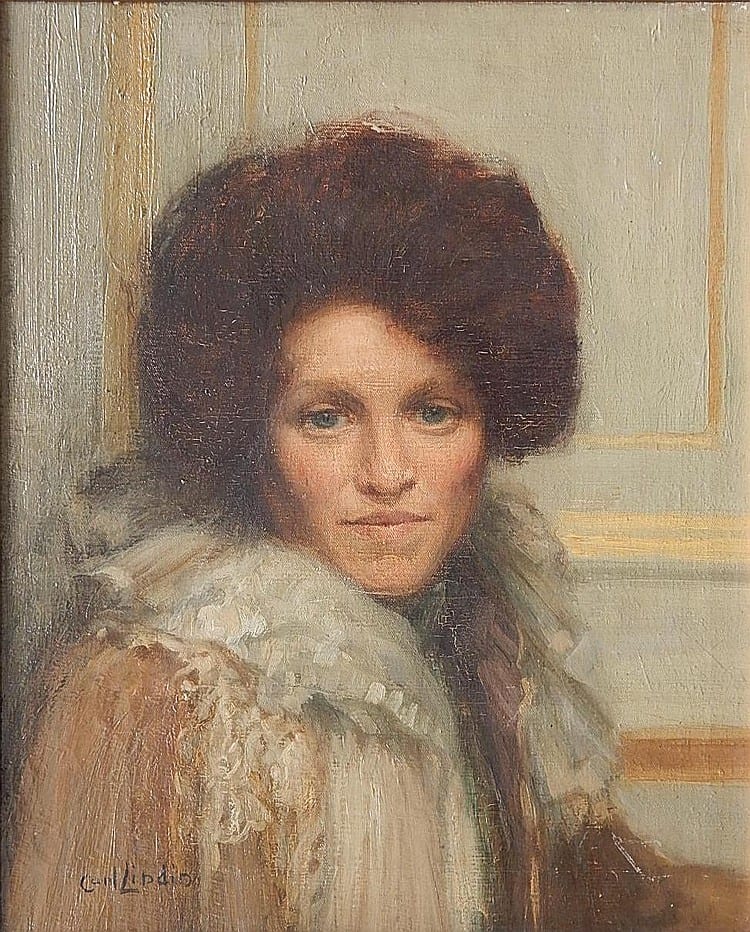 Carl Lindin comparable auction result: carl lindin oil