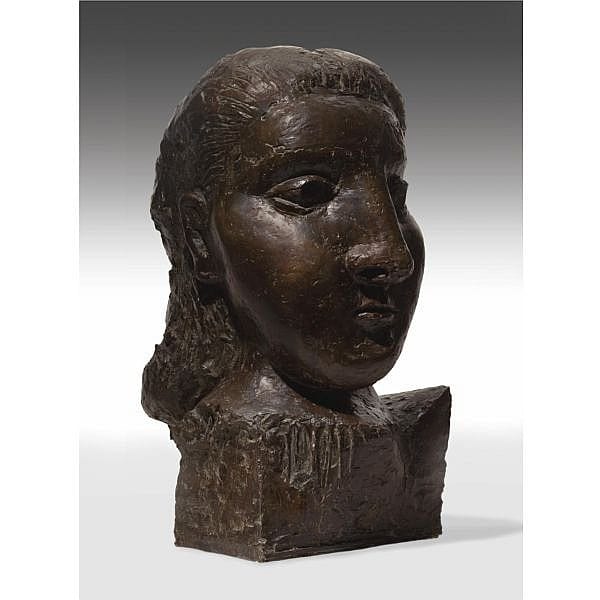l - Pablo Picasso , 1881-1973 Tête de femme (Dora Maar) Bronze comparable sale
