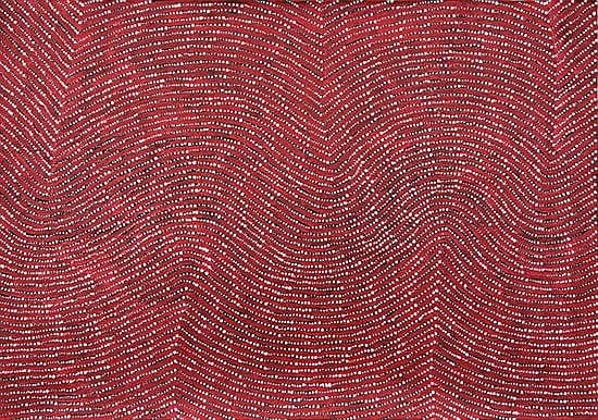 Christine Peterson Nungala comparable auction result: christine peterson nungala sand hills acrylic on belgium linen