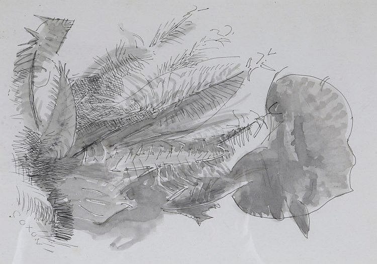 Raymond Coxon comparable auction result: raymond coxon 1896 1997 fern leaves and bracken