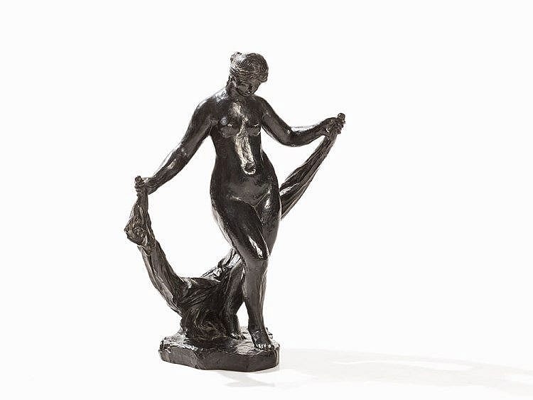 Pierre-Auguste Renoir, La Danseuse au Voile, Bronze, 1913/64 sold by Auctionata Paddle8 AG, lot 10 — auction record photograph