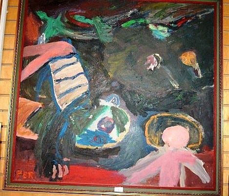 Per Andresen comparable auction result: per andresen oil on canvas abstract scene signed dated verso 1996 89 x 93cm