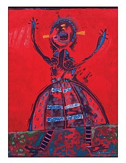 Fernando Andriacci comparable auction result: fernando andriacci mujer en grito firmada litograf a xliv xxx 79 x 59 cm