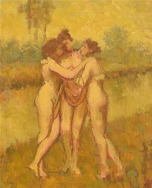 James Cahill comparable auction result: james cahill 20th 21st century the three graces