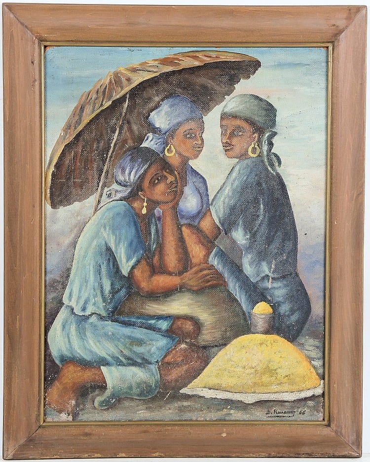 dieudonne rouanez cap haitien haitian b 1920 · Material Culture · 2015-03-22 DIEUDONNE ROUANEZ comparable auction result: dieudonne rouanez cap haitien haitian b 1920