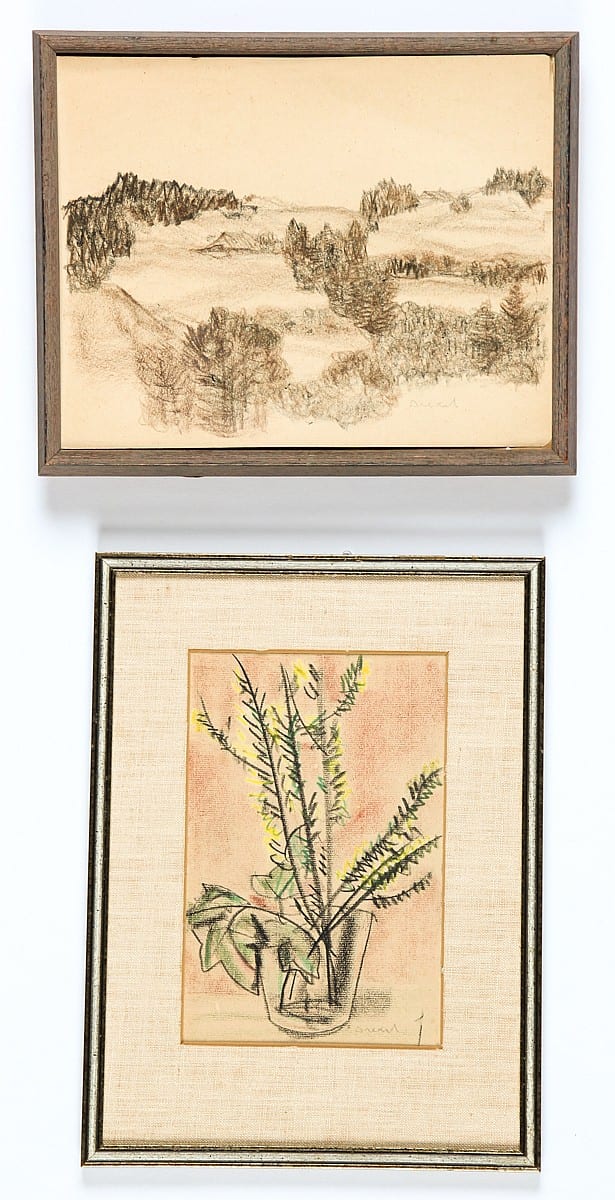 Hans Christoph Drexel comparable auction result: hans christoph drexel german 1886 1979 two drawings
